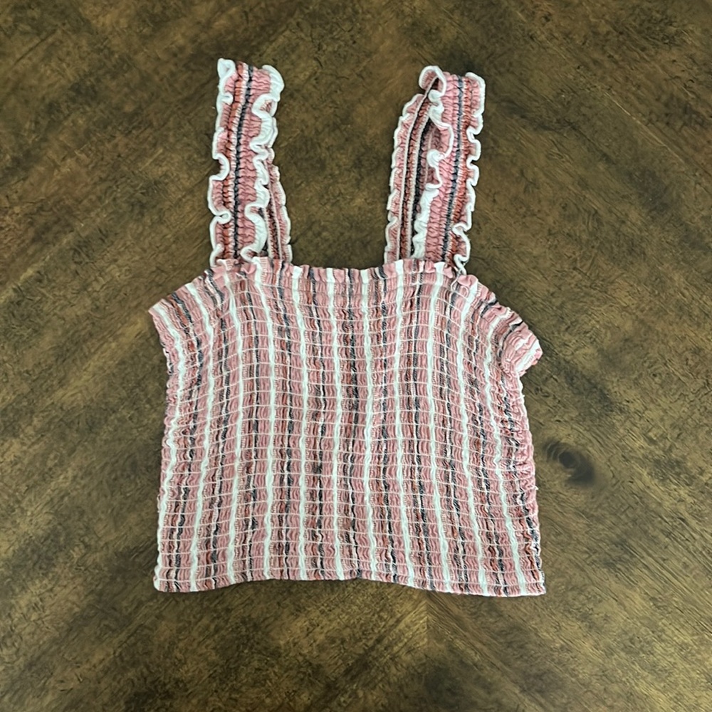 Striped crop top, size xs, purchased from hollister